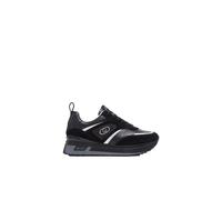 Baskets en suÃšde et cuir femme Liu Jo Maxi Wonder 97 Noir 37