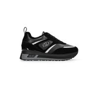 Baskets en suÃšde et cuir femme Liu Jo Maxi Wonder 97 Noir 37