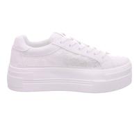 Buffalo Chaussures de mariée basses pour femme PAIRED Bloom Blanc Textile végétalien 38 EU