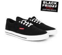 Baskets En Toile À Lacets Crosshatch Skywalk Pour Hommes Noires