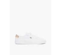 Baskets En Toile À Quartier Métallisé Vulc Canvas Lace Up Sneaker/White - 39