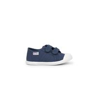 Baskets En Toile Avec Scratchs Pour Enfant Bleu Denim 26