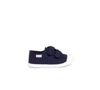 Baskets en toile avec scratchs pour enfant bleu marine 24