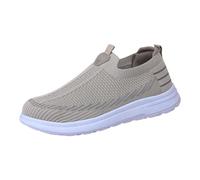 Baskets en tricot à enfiler pour homme - Légères et respirantes - Noir - Style décontracté - Confortables, C, 41 1/3 EU