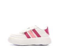 Baskets Enfant - ADIDAS - Advantage Cf I - Blanc/Rose - Fermeture à scratch - Tige synthétique 22