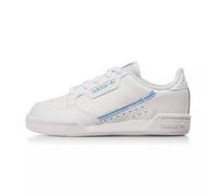 Baskets Enfant En Cuir Blanc/bleu 28