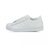 Baskets Enfant En Cuir Blanc Clair. 33