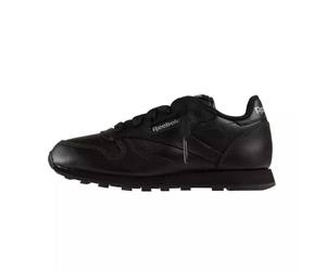 Baskets Enfant En Cuir Noir/noir 31