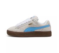 Baskets Enfant En Daim Blanc Et Bleu 38