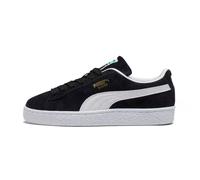 Baskets Enfant En Daim Noir/blanc 38