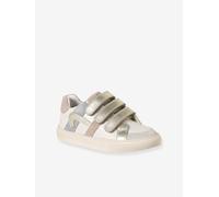 VERTBAUDET Baskets à Scratchs Cuir Enfant écru 34