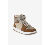 Baskets enfant fille synthétique fourrées camel 24