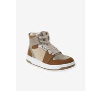 Baskets enfant fille synthétique fourrées camel 32