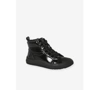 Baskets enfant fille synthétique zippées noir 31