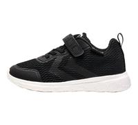Hummel Baskets basses Actus Tex avec fermeture – Taille enfant, Noir, 28 EU