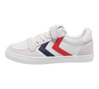 Hummel Baskets enfant mixte Slimmer Stadil Leather Low Jr Blanc Taille 28