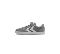 hummel Slimmer Stadil Leather Low JR Baskets en Alliage, 29 EU, Gris, 29 EU