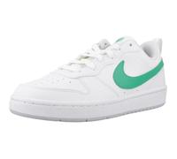 Baskets Enfant - Nike Court Borough Low Recraft - Blanc - Synthétique - Lacets 40