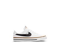 Basket Unisexe En Cuir Court Legacy ? Confort Junior Blanc 33 1/2