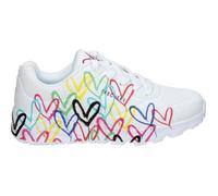 Baskets enfant SKECHERS 314064L-WMLT blancs à lacets en textile 39