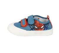 Baskets Enfant Spiderman - Bleu et Rouge - Taille 30 - Fermeture Velcro - Baskets en Toile avec Semelle TPR - S'enfile par l'arrière - Produit Original Fabriqué en Espagne