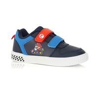 Baskets Enfant Super Mario Bleu et Rouge Double Scratch du 24 au 32, parfaites pour Les Petits Fans Nintendo. (Système Taille Chaussures EU, Enfant de Moins de 5 Ans, Numérique, Moyen, 27)
