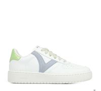 Victoria Basket Basse Unisexe Madrid Effet Cuir & Pièces Colorées en Contraste 1258201 pour Adulte Lila 41