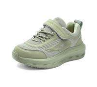 Baskets Enfants Chaussures de Course Pieds Nus, Respirantes, antidérapantes Sneakers Entraînement Fitness Shoes pour l'école, Le Sport et Les Loisirs Hook and Loop Chaussures Basket