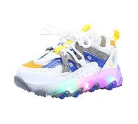 Baskets Enfants Chaussures LED Light Up Lumineuse Chaussures Sportives Garçons Bébés Filles Glow Mode Clignotant Sport Sneaker Léger Respirant Baskets et Chaussures de Sport Antidérapante