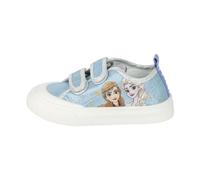 Baskets Enfants Frozen - Bleu - Taille 29 - Fermeture Velcro - Baskets en Toile avec Semelle en TPR - Fermeture par l'arrière - Produit Original Fabriqué en Espagne
