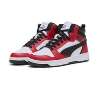 Baskets Enfants - Puma - Rebound V6 Mid - Cuir - Semelle intérieure amortissante - Modèle haut 38 1/2