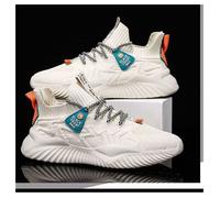 Baskets et chaussures de sport homme - FUNMOON - Élégance et beauté - Confortable et respirant - Blanc 43