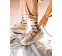 Baskets et cuir pour femme en animal print | ARIADNA 38