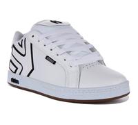 Baskets Etnies Fader - Homme - Blanc Noir - Lacets - Cuir synthétique 45