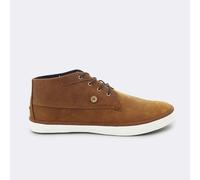 Baskets Faguo basket wattle leather Marron 47