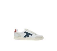 Faguo - Hazel Leather Suede - Chaussures lifestyle homme Ecru / Bleu Marine - 40