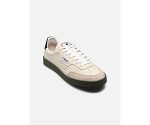 Baskets Faguo LUMBO LEATHER SUEDE M pour Homme 45 Blanc