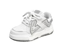 Baskets Femme à Plateforme Chaussures de Sport Confortables Sneakers Épaisses Tendances pour Loisirs et École Gris 36