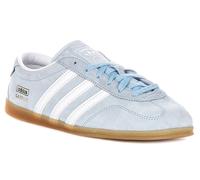 Baskets Femme Adidas Gazelle Lo Pro Iconiques En Daim Bleu Blanc UK 4 - 7
