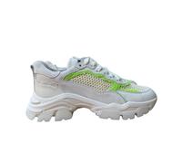 Baskets femme Bronx tayke-over - off white/lime - 37 - Cuir/Textile - Synthétique 36