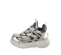 Baskets femme Buffalo Cld Grid - Vegan Nappa/Mesh - silver / black - 39 39