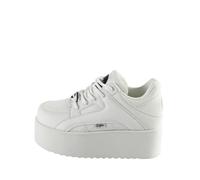 Baskets femme Buffalo Vegan Nappa - BUFFALO - Tower - Blanc - Femme - Synthétique - Lacets - Compensé 40