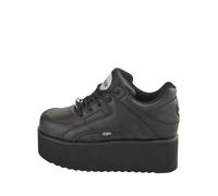 Baskets femme - BUFFALO - Tower - Similicuir - Noir/noir 38