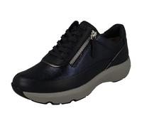 Baskets Femme Clarks Tivoli Zip Fermeture Lacets Et Zip