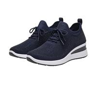 Baskets Femme Compensée Lacets Mesh Respirant Strass Sneakers Tendances Fitness Jogging Chaussures De Sport Marche Extérieur Baskets Décontractée 37