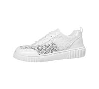Baskets Femme Dentelle Casual Blanches Respirantes Plates | Chaussures en maille douce avec style simple confortables pour sorties loisirs et marche quotidienne