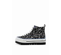 Baskets femme Desigual Crush Arte Noir 41
