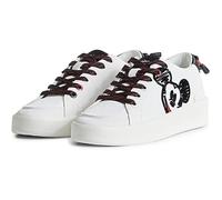 Baskets Femme - DESIGUAL - Mickey Mouse Vintage - Blanc - Lacets - Semelle épaisse 37