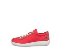 ECCO Womens Soft Zero Casual Trainers Red