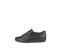 Ecco Baskets Soft 2.0 Tie femme – noir, semelle noire – Taille 38 EU
